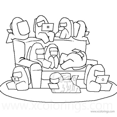 What are you waiting for? Among Us Coloring Pages Astronaut With a Pet Hat ...