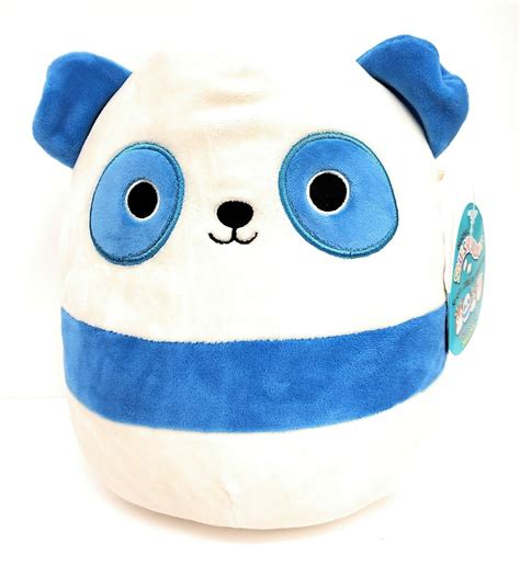 Squishmallow Kellytoy 16 Inches Blue Panda Super Soft Big Plush
