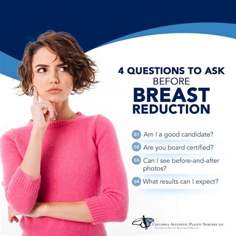 4 Questions To Ask Before Breast Reduction Infographic