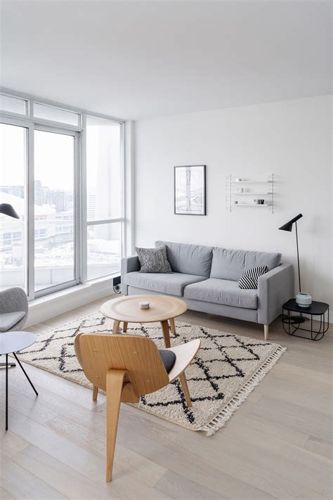Condo Living Room Tour A Bright Minimalist Space Happy Grey Lucky