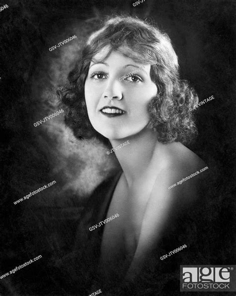 Constance Talmadge Smiling Portrait 1921 Stock Photo Picture And