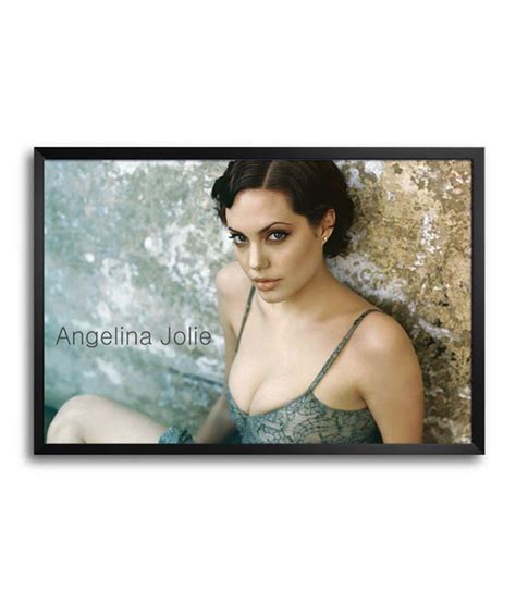 Bluegape Angelina Jolie 3 Framed Poster Buy Bluegape Angelina Jolie 3