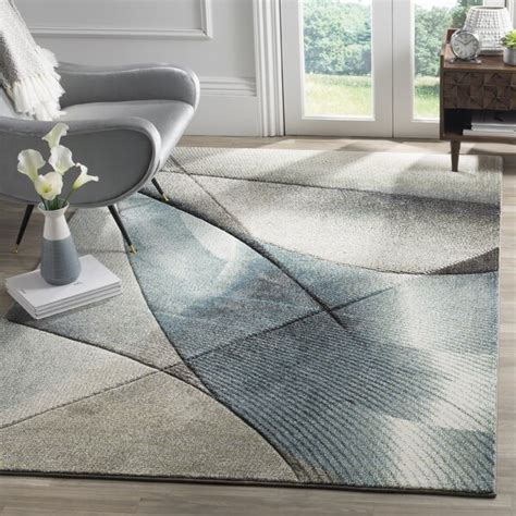 Gray And Teal Area Rug Wayfair