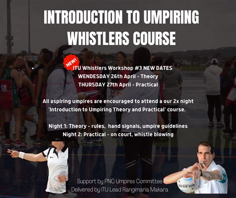 New Introduction To Umpiring Workshop Dates