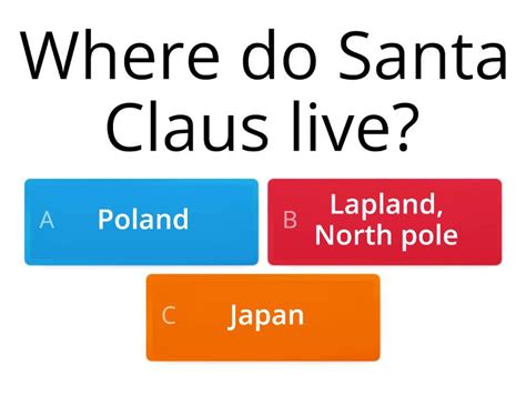 Santa Claus Quiz