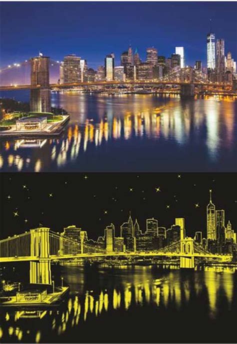 Brooklyn Bridge Glow In The Dark 1000pc Jigsaw Puzzle From Jigsaw