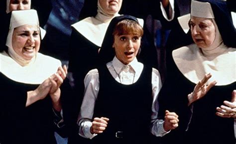 kathy najimy wendy makkena and mary wickes in sister act 1992 sister act musical sister