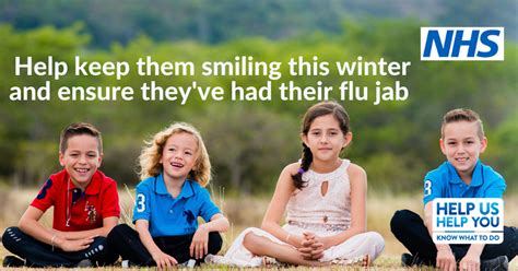 Take Up The Offer Of A Free Flu Vaccination For Children