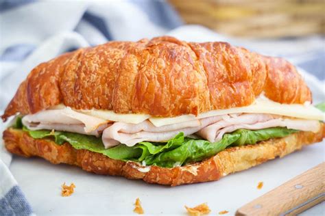 Turkey Croissant Sandwich Simply Home Cooked