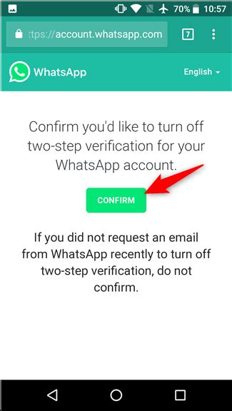 Code Whatsapp Appuyer Sur Ce Lien Pour Confirmer Votre Compte - Comment récupérer votre code PIN WhatsApp oublié - Android24tech.com