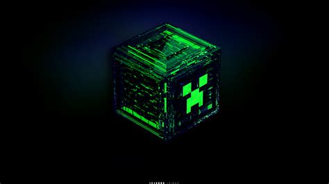 Creeper Minecraft Green Wallpaper Coolwallpapersme
