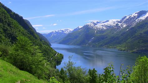 Sørfjorden As Seen From Skjeldås Film Location Hardanger