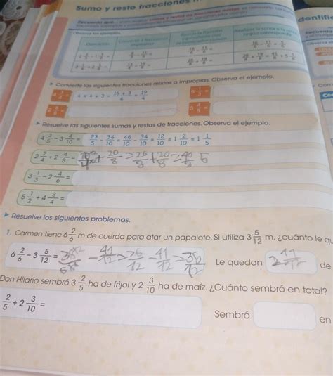 Primaria Contestado Me Divierto Y Aprendo Respuestas Matematicas Me