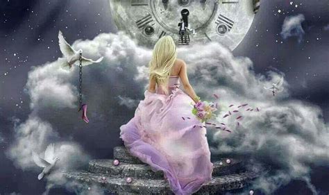 Dreams Of Her Soulmate Beautiful Fantasy Girl Heaven Wallpaper Sky Wallpaper