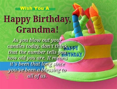 Wish you lots of luck, good health and wealth on your birthday. Happy Birthday Wishes for Grandma pictures | Birthday ...