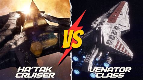 Hatak Cruiser Vs Venator Class Star Destroyer Size Comparison Youtube