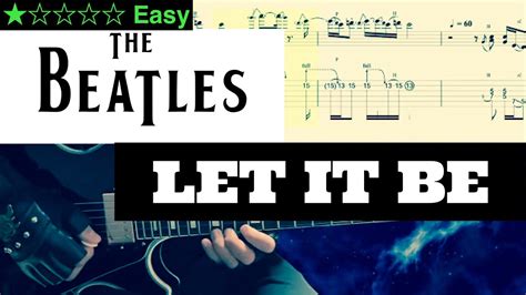 The Beatles Let It Be Bpm42~72 Tab Youtube