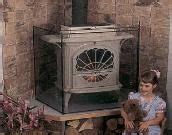 How does a fireplace screen work? Wood stove child safety screen protect children and pets ...