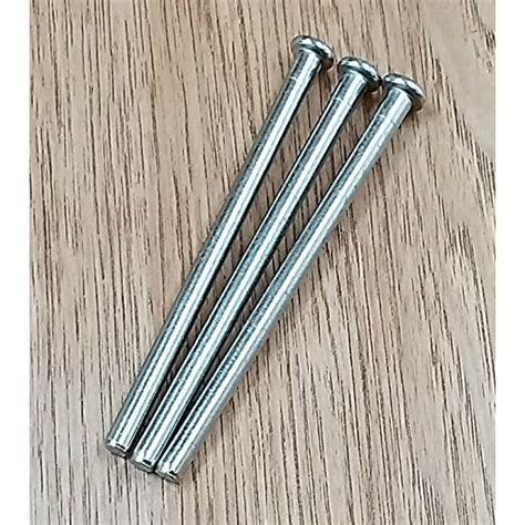 Hinge Pins For Doors 4 Inches Satin Nickel 3 Pack