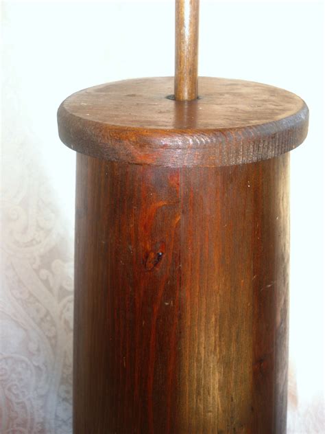 Vintage Primitive Country Wood Butter Churn Tall W Lid Dasher Ebay