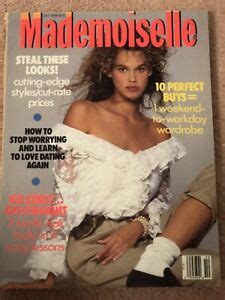Mademoiselle Magazine Oct 1988 Robin Mackintosh EBay