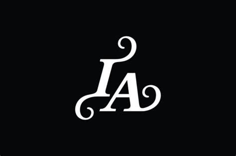 Monogram Ia Logo V2 Graphic By Greenlines Studios · Creative Fabrica
