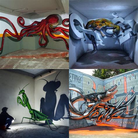 Portuguese Street Artist Sergio Odeith Creates Anamorphic D Graffiti
