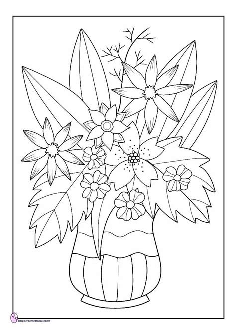 Flower Coloring Page B