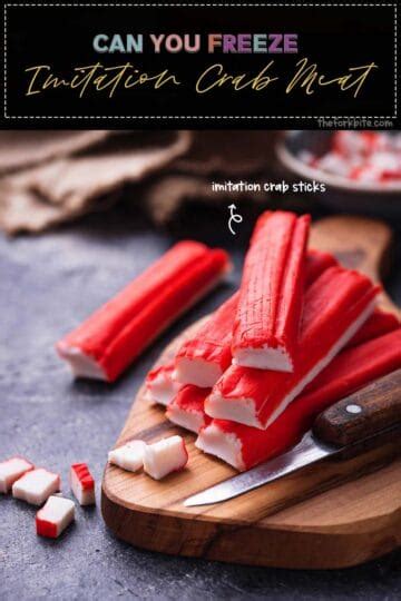Imitation crab also referred to as crab stick comprises of a variety of ground fish species forming a paste. Can you Freeze Imitation Crab Meat? | The Fork Bite