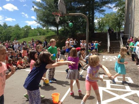 Crozet Elementary School Physical Education Water Balloon Toss