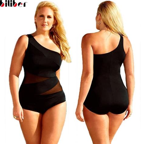 4xl sexy plus size swimwear black mesh monokini bikini one piece swimsuit maternity see through