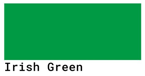 Irish Green Color Codes The Hex RGB And CMYK Values That You Need