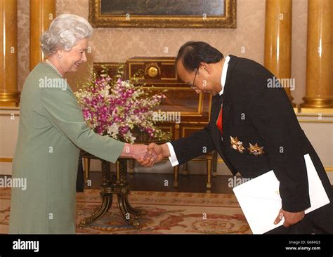 Queen Elizabeth Ii Receives His Excellency The Ambassador Of Thailand