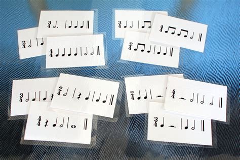 Rhythm Cards Violin Teaching Learn Violin Violin Lessons