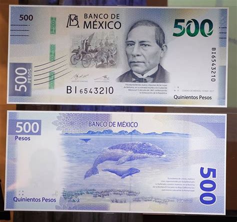 Banxico puso en circulación el nuevo billete de 500 pesos con el rostro