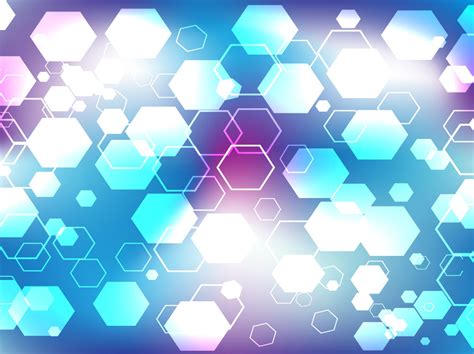 Blue Hexagon Background Vector Art And Graphics