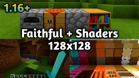 Texture Pack Faithful Shaders X For Mcpe Support Ram Gb