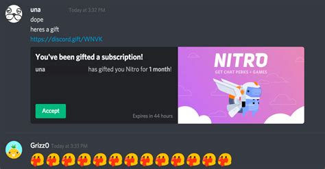 Discord Hypesquad Members Receive A One Month Nitro T