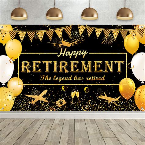 Buy Happy Retirement Party Banner Decorations Suppliesextra Large