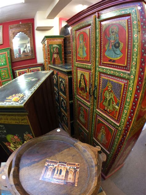 Indian Furniture Hand Painted Furniture Folk Art Painting Alchemy