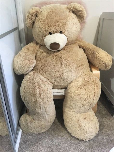 Jumbo plush teddy bear is stuffed with squishy, soft polyester makes a big impression in size and quality Giant Teddy Bear from Costco | in Southside, Glasgow | Gumtree
