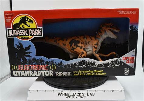 Electronic Utahraptor Ripper Jurassic Park Kenner New Misb Sealed