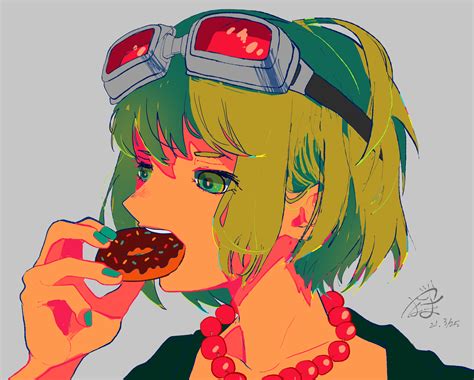 Gumi Vocaloid And More Drawn By Mago Oowarawa Danbooru