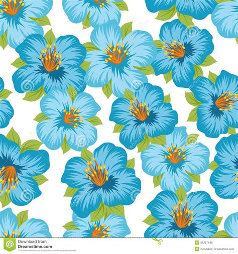 Maybe you would like to learn more about one of these? Seamless Floral Pattern With Pretty Stylized Stock Vector ...