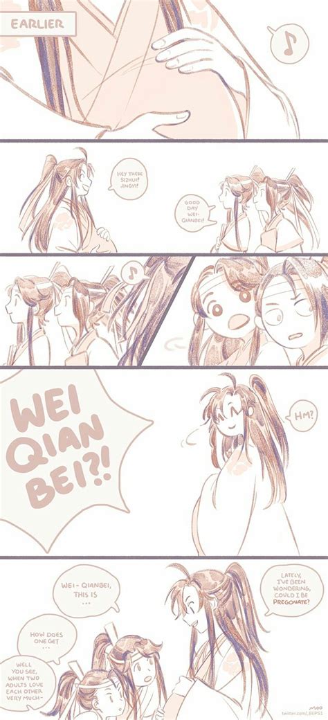 Pin By Afi Sa On Wangxian Yizhan Bjyx Anime Pregnant Mpreg Anime Dao