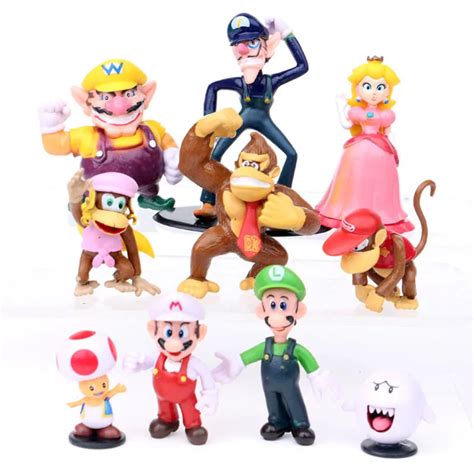 Buy 10pcsset Mario Princess Luigi Garage Kit Cute