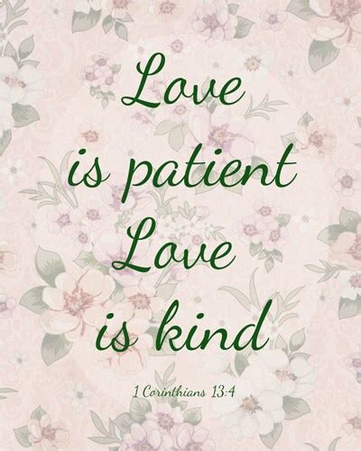 Love Is Patient Love Is Kind Corinthians By Sementinhascorderosa