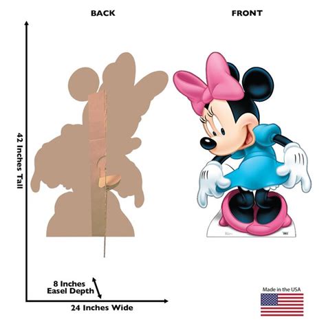 Advanced Graphics Disney Minnie Mouse Life Size Cardboard Stand Up