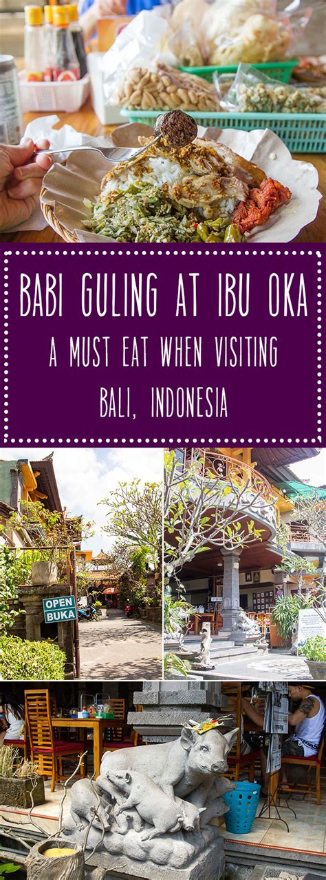Babi Guling Roast Suckling Pig At Ibu Oka — Ubud Bali