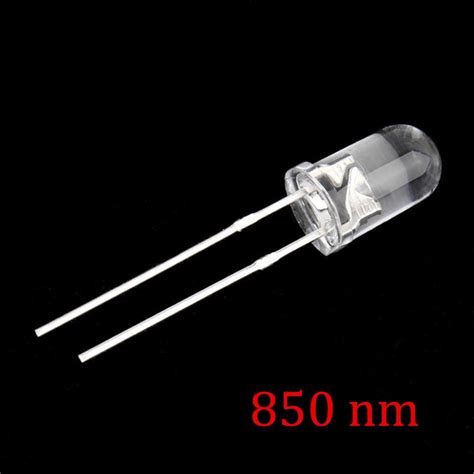 50pcs Infrared Leds 850nm Lamp Bulb Infrared Led Diod 5mm 850nm Ir